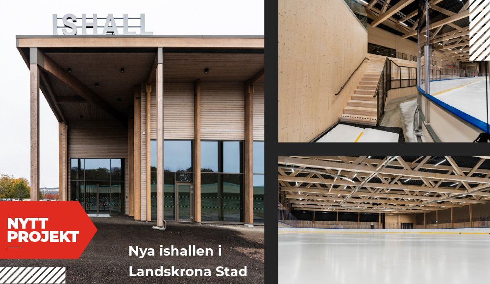 Nya ishallen i Landskrona